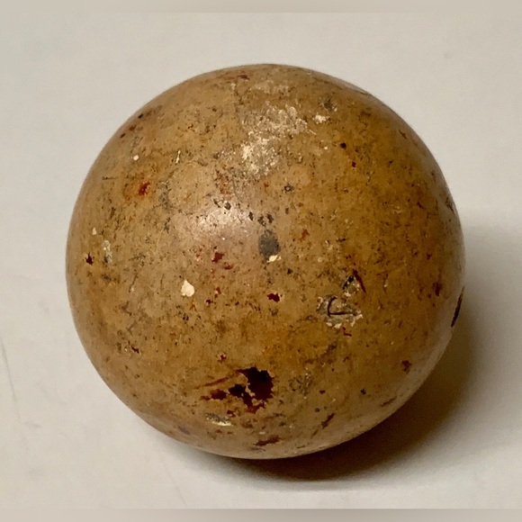 19th Century German Antique Large 1.75” Clay Boulder Marble - Picture 7 of 10